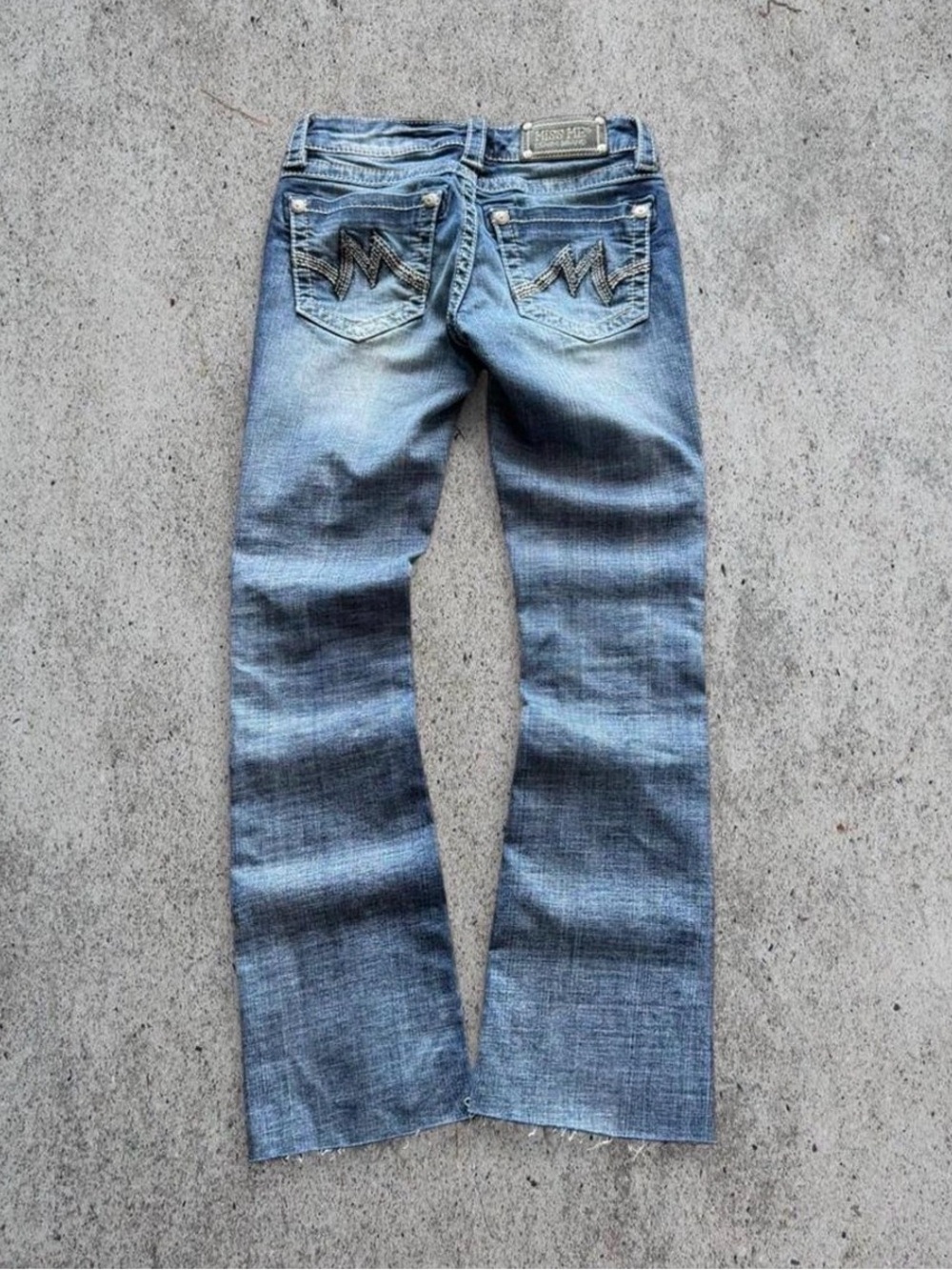 y2k 2000s miss me low rise bootcut jeans 24x28
